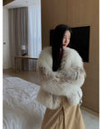 Yukino Dream Imported Colorful Fox Fur Coat from Finland - variant_title