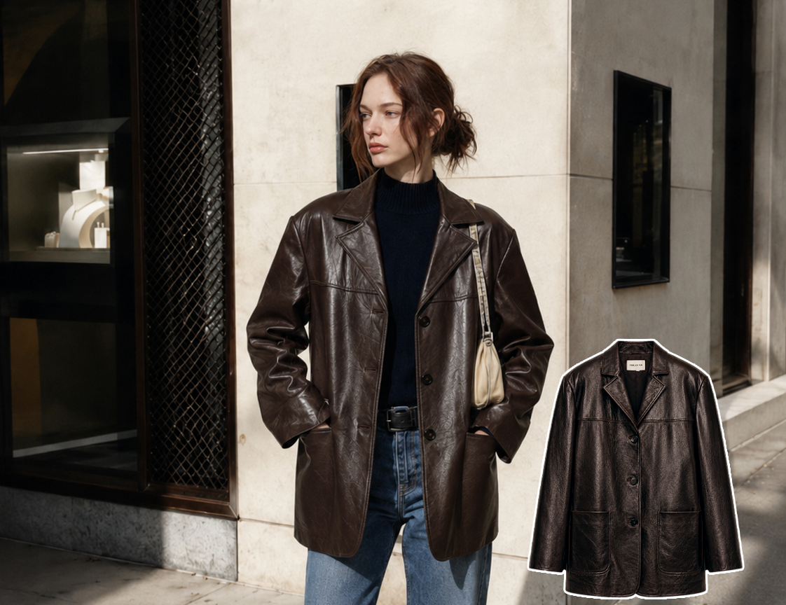 Sheepskin Coat Outfit Ideas for Casual Winter Warmth