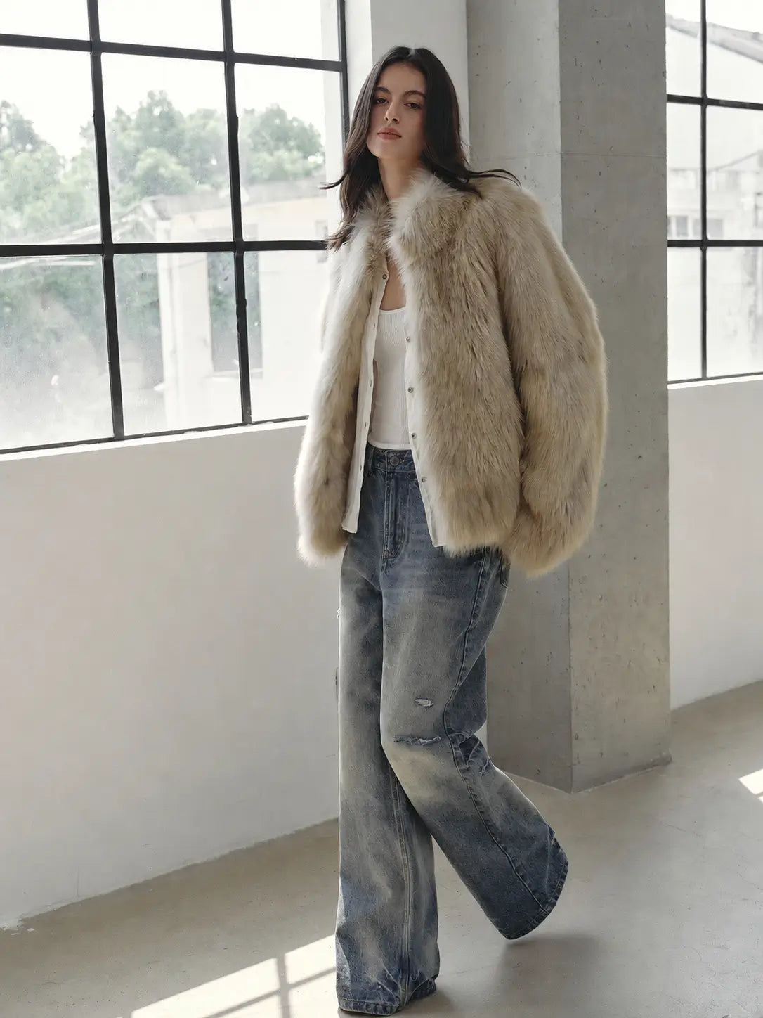 Long Hair Fur Coat Outfit Ideas Without the Costume Effect