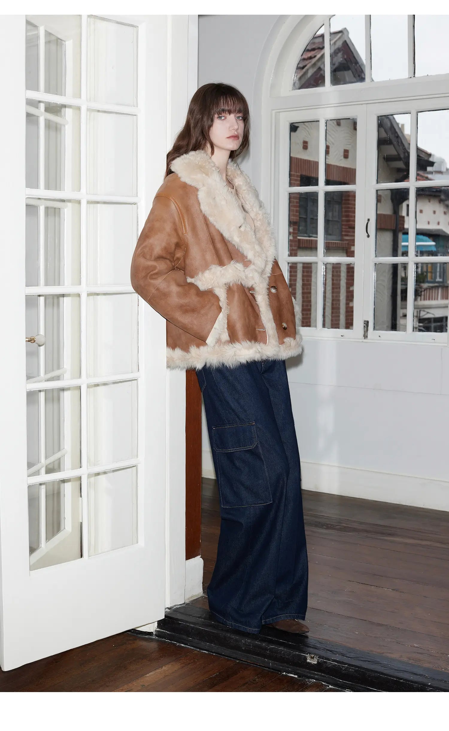 Shearling Coat Outfit Ideas for Dry Winter Days