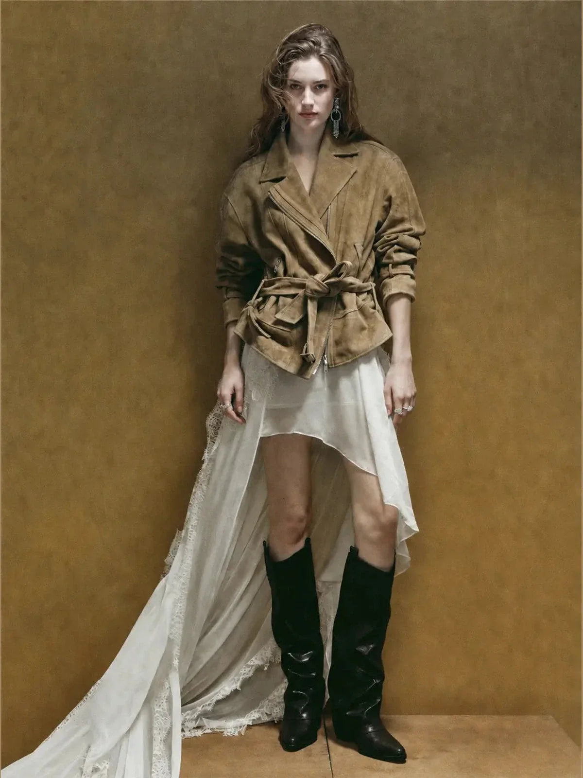 Modern Times sheepskin moto jacket - 02