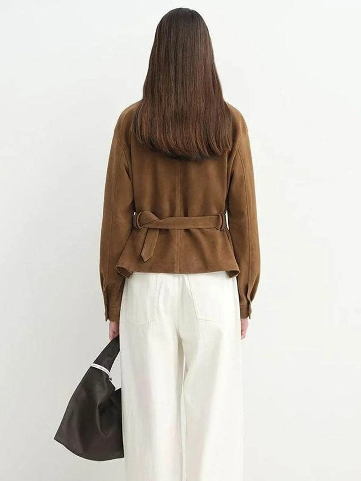 Twilight Knight cropped suede safari jacket - 07