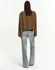 Caramel Mountain suede leather biker jacket - 08