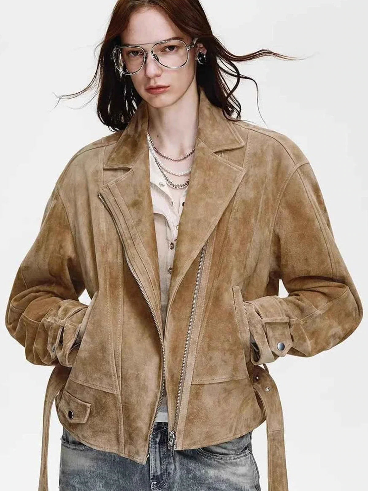Modern Times sheepskin moto jacket - 08