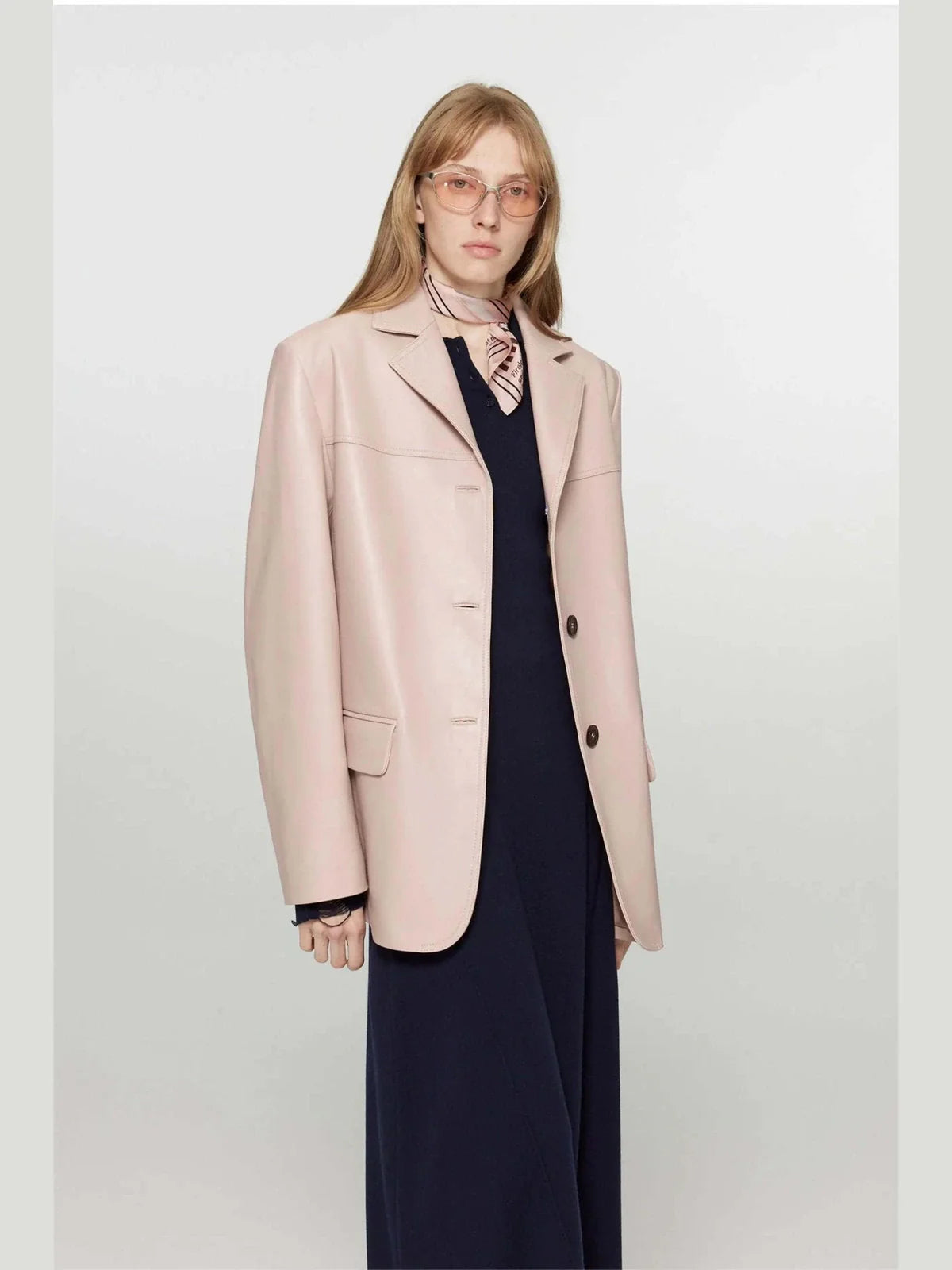 Firelady Fur Spray-Finish Sheepskin Blazer