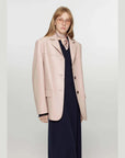 Firelady Fur Spray-Finish Sheepskin Blazer