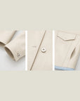 Sunset Escape leather jacket product detail collage