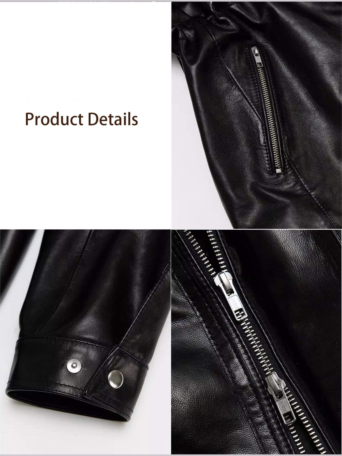 Firelady Fur Women's Waxed Lambskin Leather Jacket Time Traveler