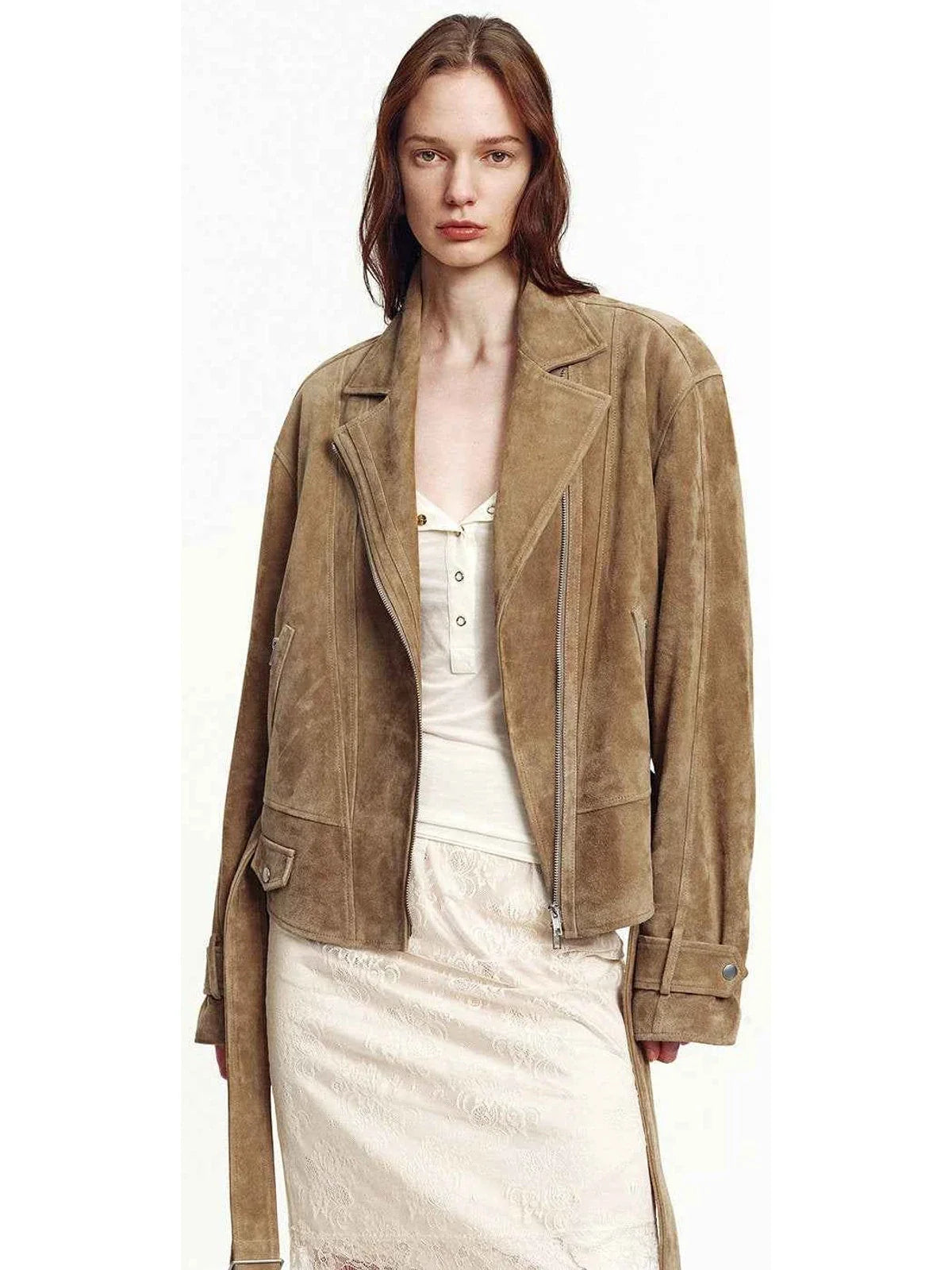 Modern Times sheepskin moto jacket - 10