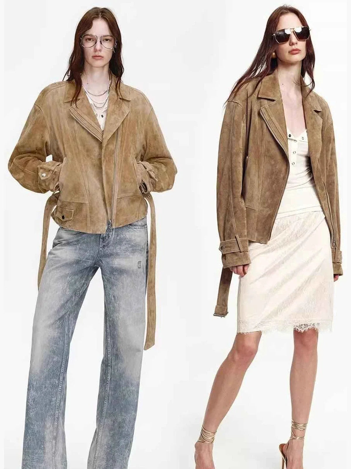 Modern Times sheepskin moto jacket - 11