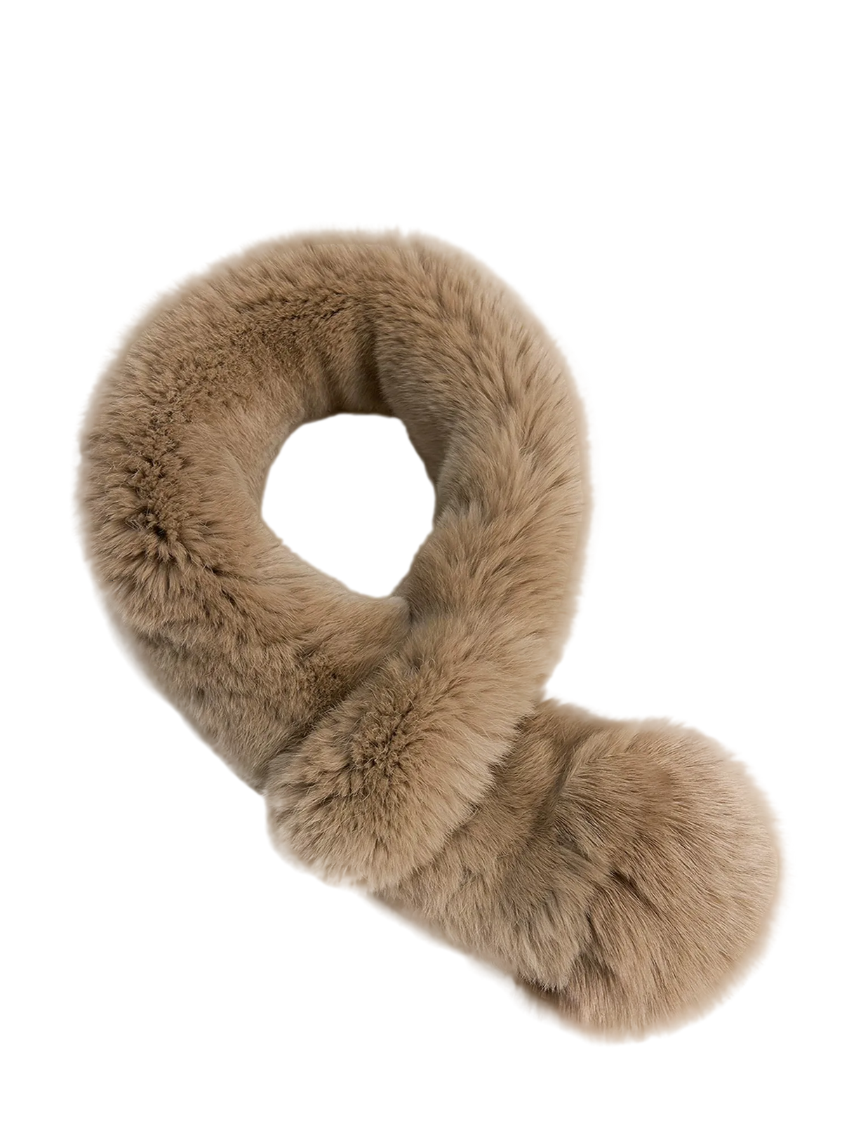 Genuine Rex Rabbit Fur Neck Warmer