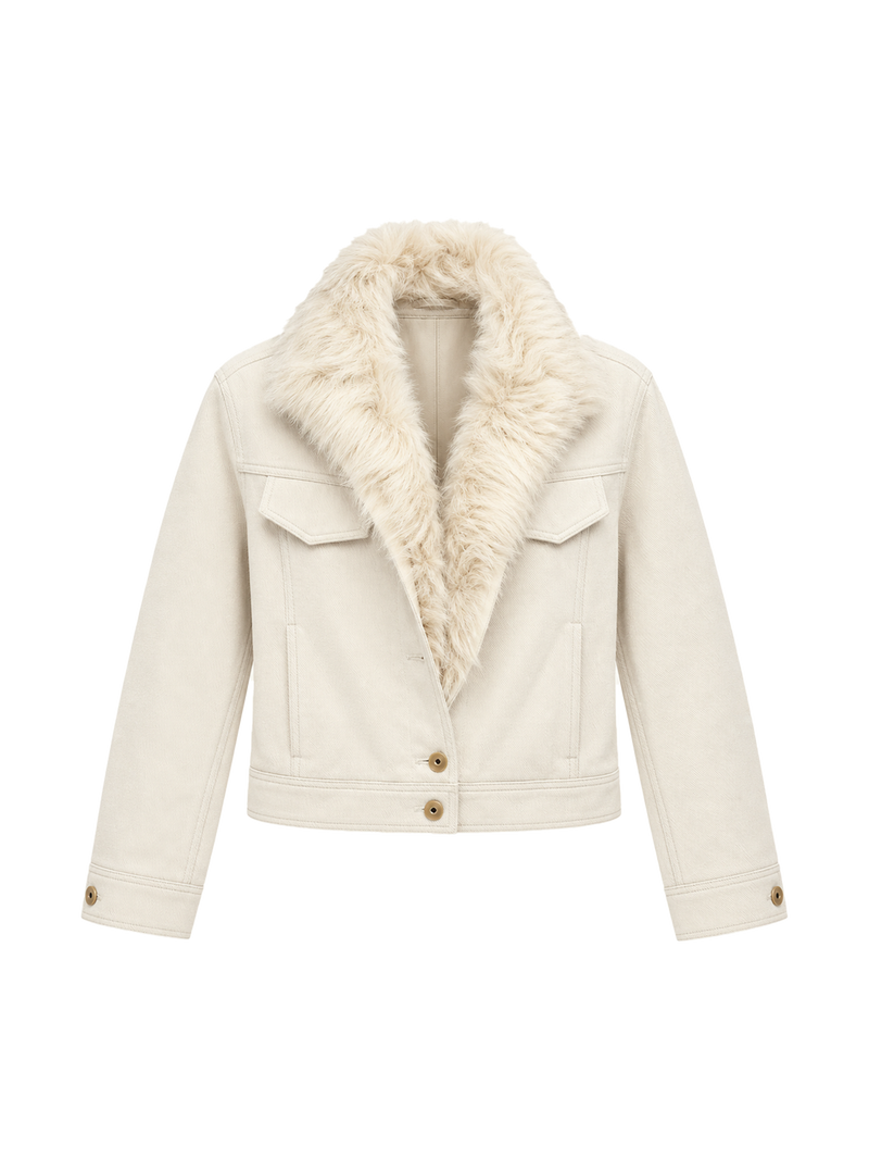 Firelady Fur Women's 90% Goose Down Parka – Detachable Fur Collar
