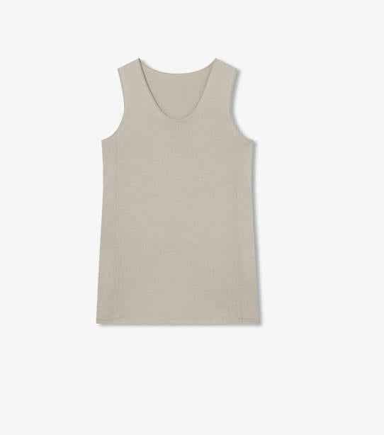 20NM ultra - fine high - quality silk, smooth and elegant U - neck straight knitted vest T - variant_title