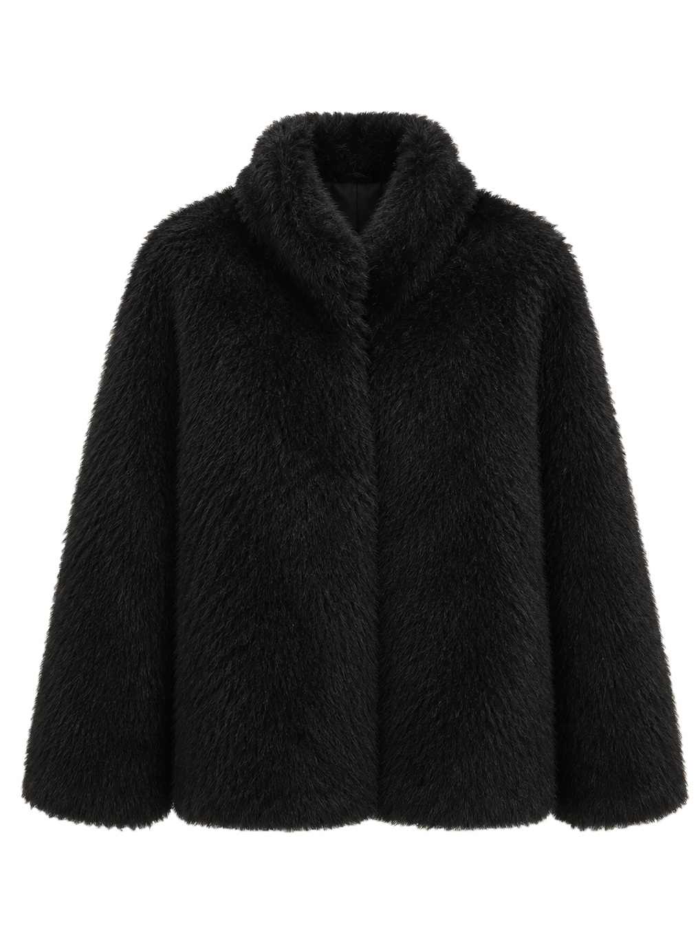 Firelady Fur Women's Toscana Shearling Coat – Convertible Stand Collar