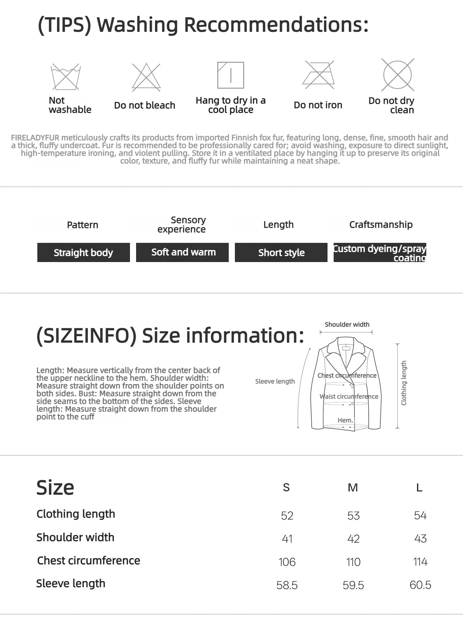 Firelady Fur Women's Finnish Saga Furs Crown Grade Fox Fur Coat – Custom-Dyed Cropped Stand-Collar Jacket