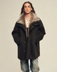 Firelady Fur Women's Down Parka with Detachable Tokaj Fur Collar & 90% Goose Down "Ode to the Stars"