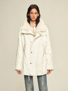 Firelady Fur Women's Down Parka with Detachable Tokaj Fur Collar & 90% Goose Down "Ode to the Stars"