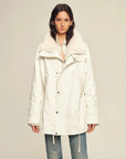 Firelady Fur Women's Down Parka with Detachable Tokaj Fur Collar & 90% Goose Down "Ode to the Stars"