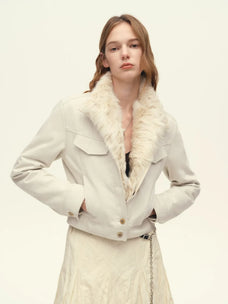 Firelady Fur Women's 90% Goose Down Parka – Detachable Fur Collar