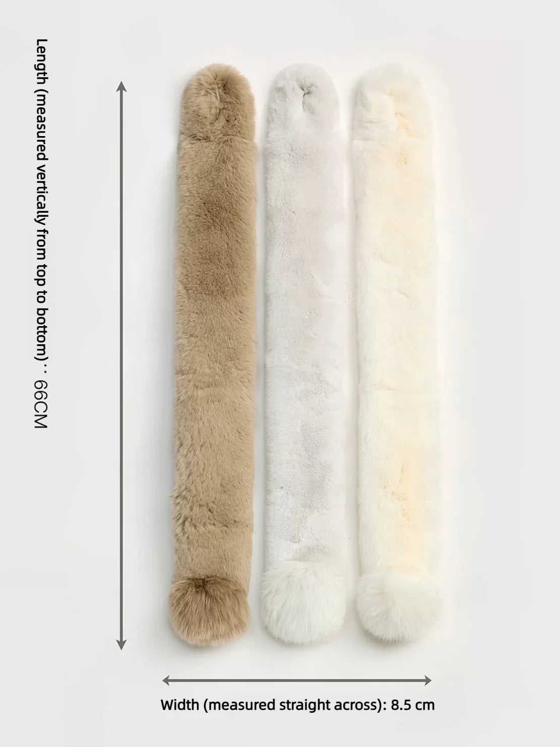 Genuine Rex Rabbit Fur Neck Warmer