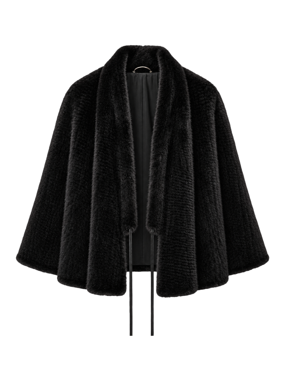 Firelady Fur Women's Copenhagen Mink Fur A-Line Coat with Double-Sided Knit Texture "Quiet Luxe"