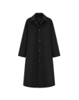 "Dream of Champs Elysees" riveted lapel wool coat women's autumn and winter coat