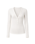 FireladyFur Brand Slim Fit Tencel Wool Women's Slim Fit Henley T-Shirts Short/Long Sleeve V-Neck Button Knitted Bottoming Basic Tops"Pure Fashion"