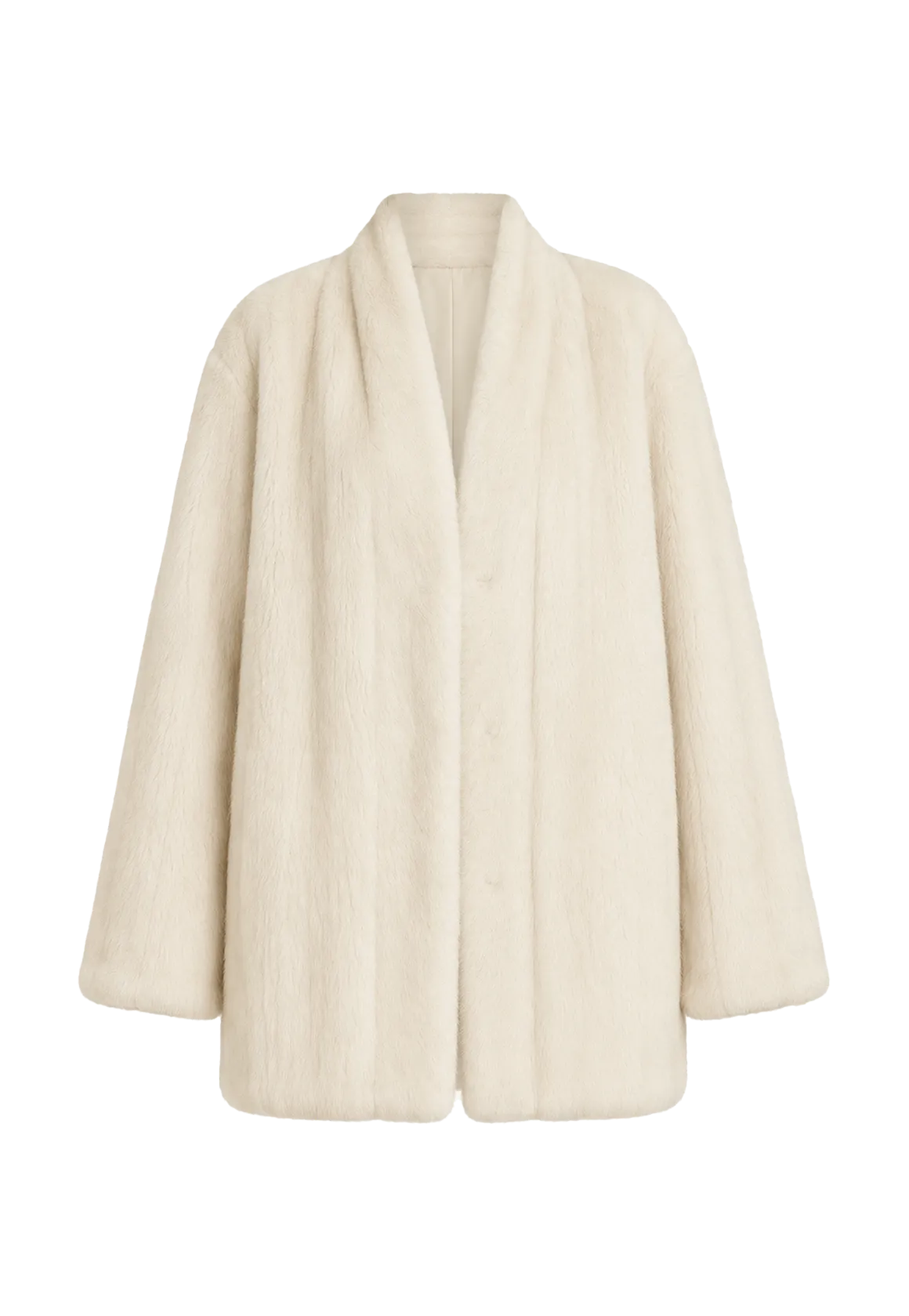 Firelady Fur Imported Kopenhagen Purple-Label Female Mink Full-Skin Woven V-Neck Fur Coat “Fairy Mountain Dew”