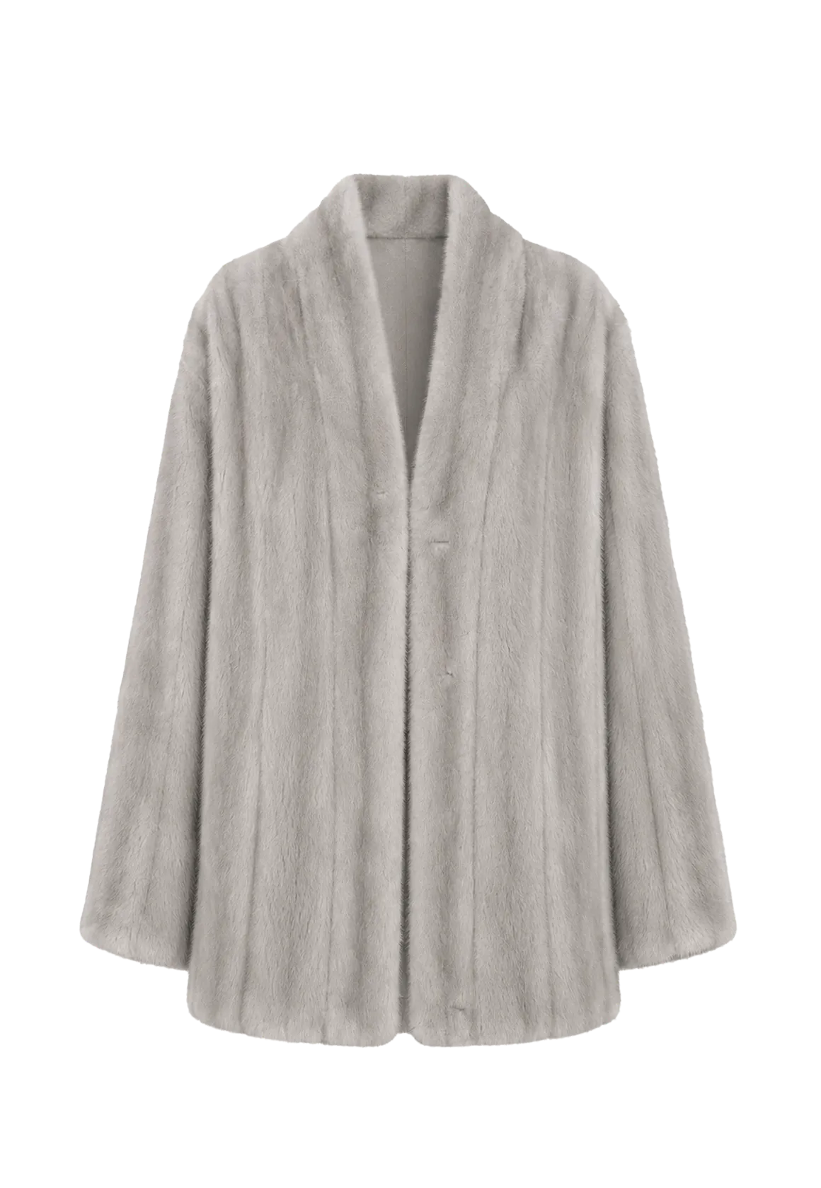 Firelady Fur Imported Kopenhagen Purple-Label Female Mink Full-Skin Woven V-Neck Fur Coat “Fairy Mountain Dew”