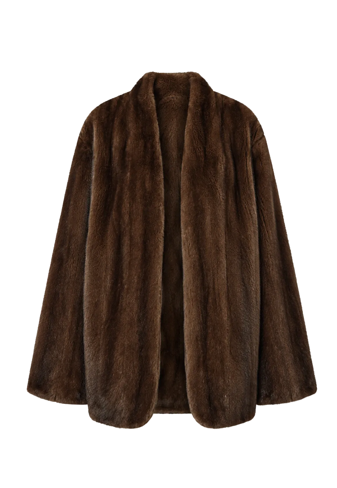 Firelady Fur Imported Kopenhagen Purple-Label Female Mink Full-Skin Woven V-Neck Fur Coat “Fairy Mountain Dew”