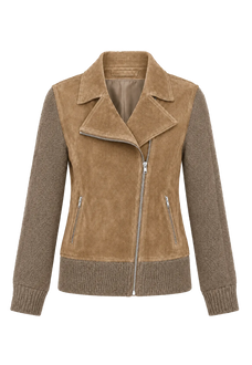 Firelady Fur Nishino Twilight Italian sheepskin jacket apricot product cutout