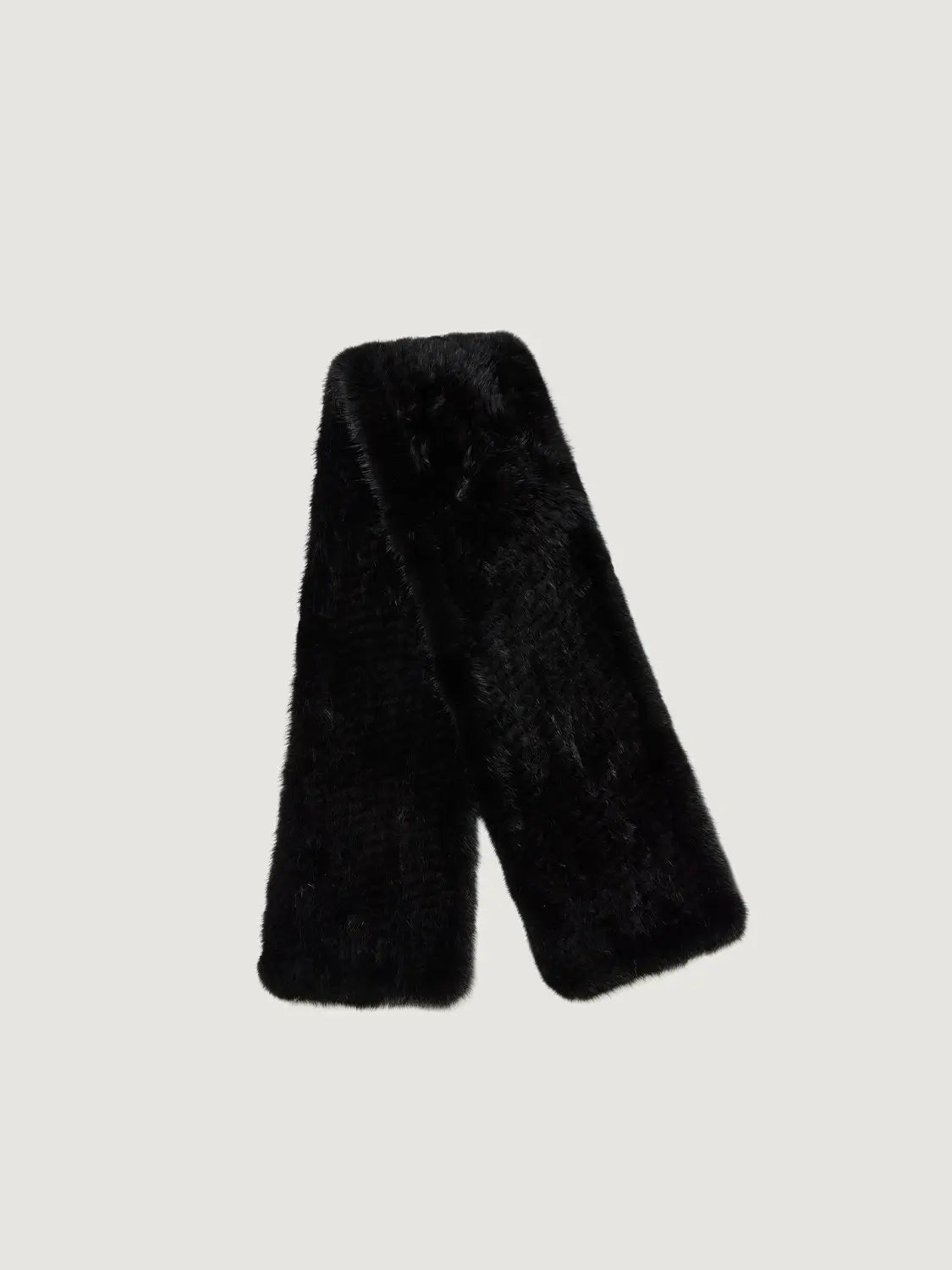 Firelady Fur Mink Fur Scarf with Woven Design Kopenhagen Purple Label Elegant High-Quality