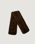 Firelady Fur Mink Fur Scarf with Woven Design Kopenhagen Purple Label Elegant High-Quality