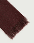 Firelady Fur Soft Shimmer Merino Wool & Cashmere Fringe Scarf with Metallic Sparkle