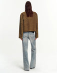 Firelady Fur Suede Leather Biker Jacket for Women – "Caramel Mountain"