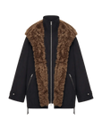 Firelady Fur Women's Detachable Toscana Shearling-Lined Parka Jacket "The Wizard of Oz"