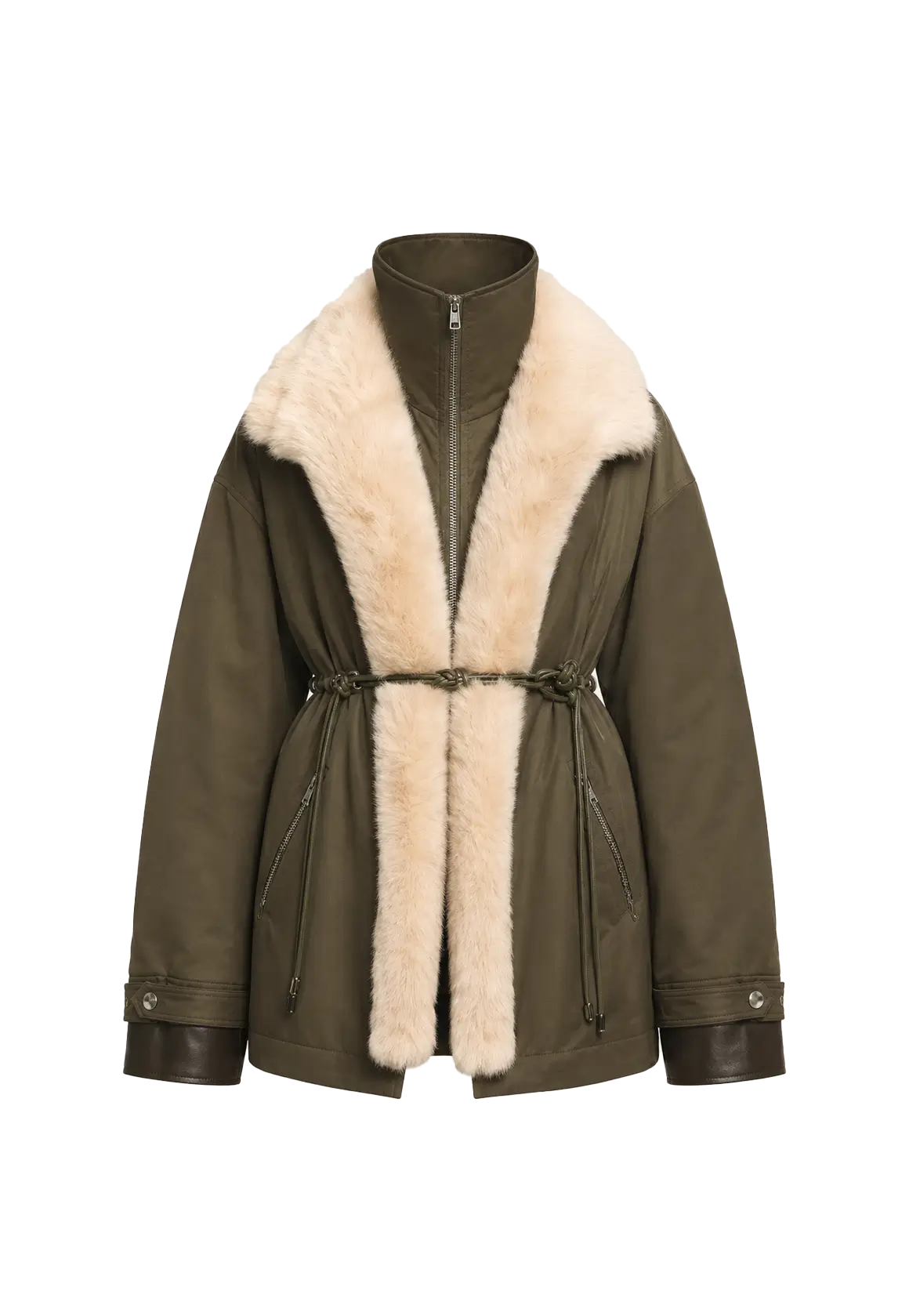 Firelady Fur Women's Detachable Toscana Shearling-Lined Parka Jacket "The Wizard of Oz"