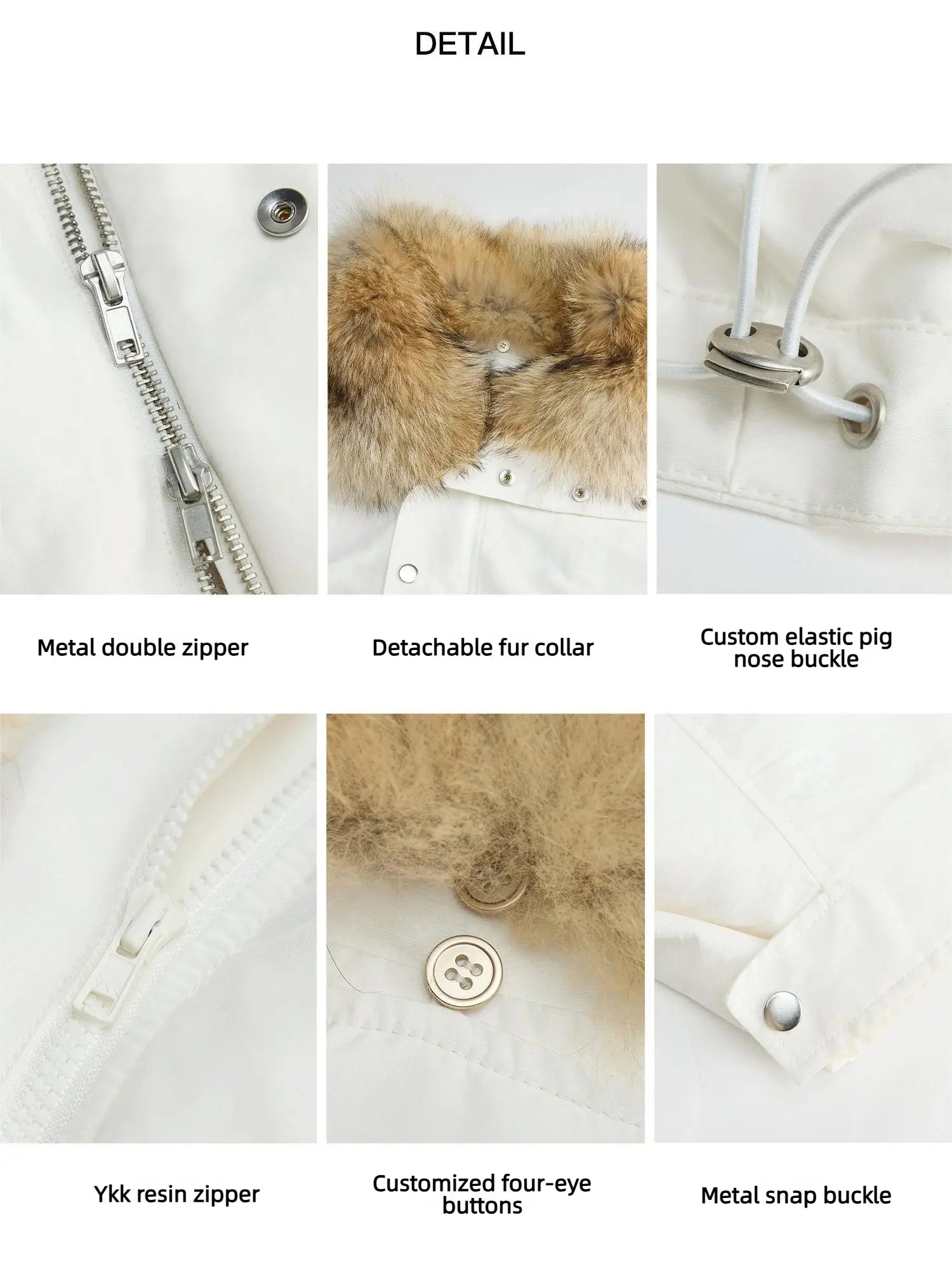 Firelady Fur Women's Fur Collar Parka with Coyote/Raccoon/Tokay Fur Trim "Epoch Winter Collection"