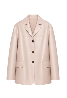 Firelady Fur spray-finish sheepskin blazer alternate product cutout