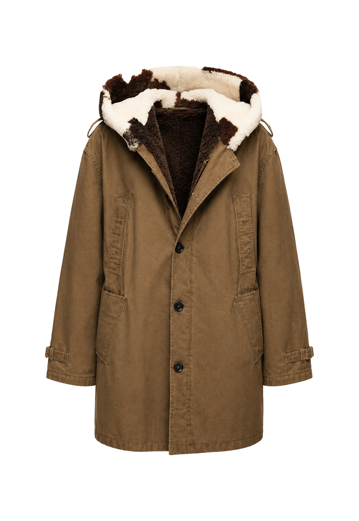 Fireladyfur Wild Heartbeat merino sheepskin parka product cutout