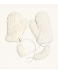 Firelady Fur Women's Rex Rabbit Fur Knitted Gloves – Soft Stretchy Winter Warm Windproof Mittens