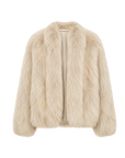 Firelady Fur Women's SAGAFURS Fox Fur Coat - Stand Collar Short Jacket 'Grace Champs-Élysées'