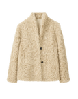 Firelady Fur Women‘s Shearling Coat | Rippled Waterwave Pattern, Rare Lake Lamb“Mole Manor”