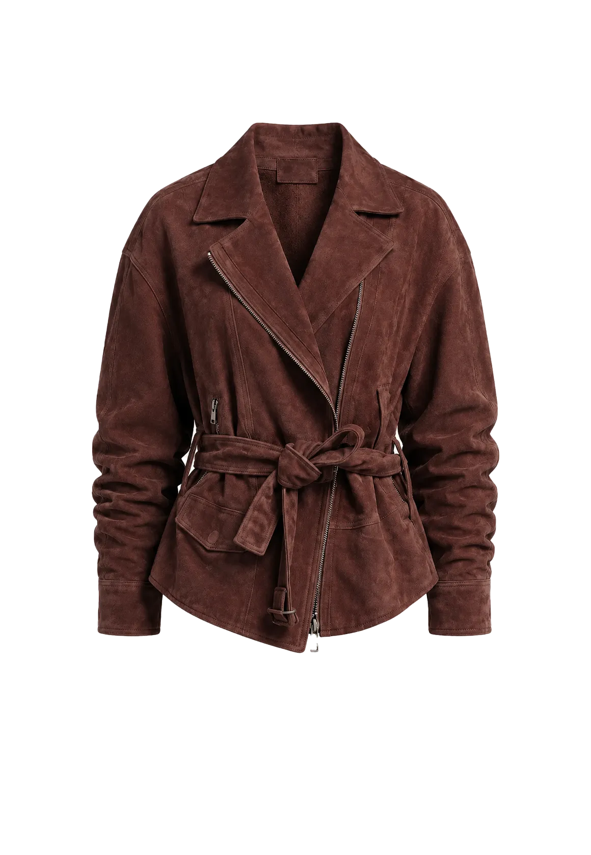 Firelady Fur Modern Times sheepskin moto jacket alternate product cutout