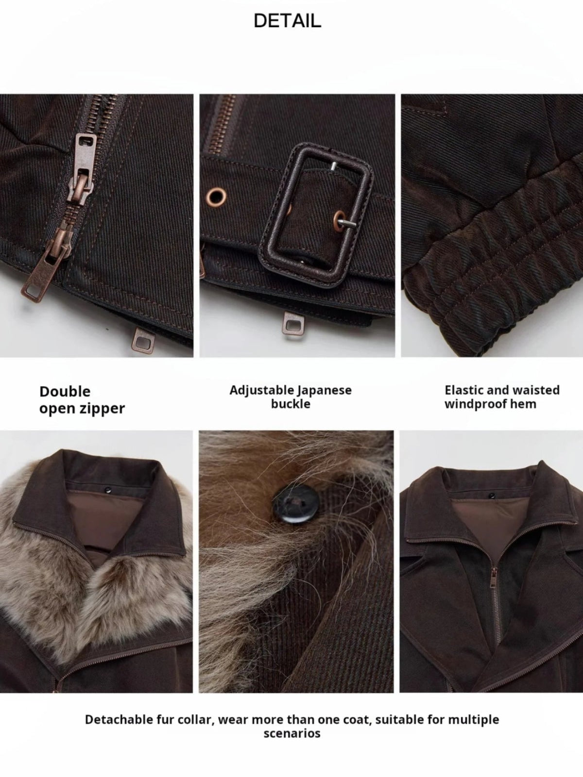Firelady Fur Song of the North two-tone Toscana down jacket size and product details