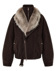 Firelady Fur Women's parka fur coat Two-tone Toscana down jacket “Song of the North”