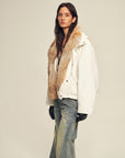 Firelady Fur Women's Fur Collar Parka with Coyote/Raccoon/Tokay Fur Trim "Epoch Winter Collection"