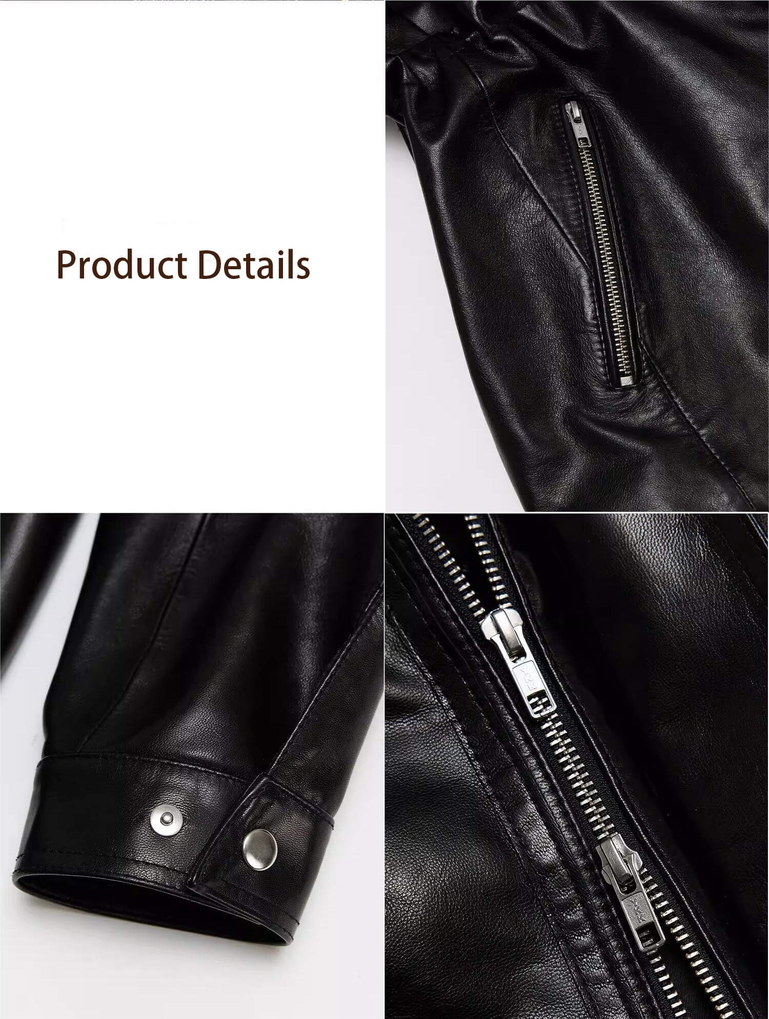 Firelady Fur Women's Waxed Lambskin Leather Jacket - Drawstring Waist Workwear Style "Time Traveler"