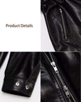 Firelady Fur Women's Waxed Lambskin Leather Jacket - Drawstring Waist Workwear Style "Time Traveler"