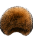 Fireladyfur Luxurious Fox Fur Hat and Earmuff Combination